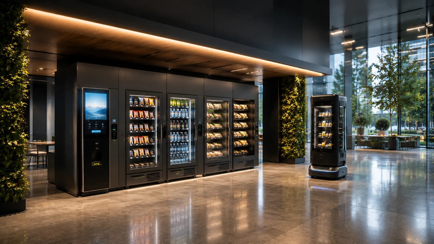 Automated retail vending units